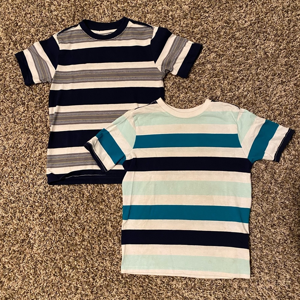 Boys striped tshirt set
